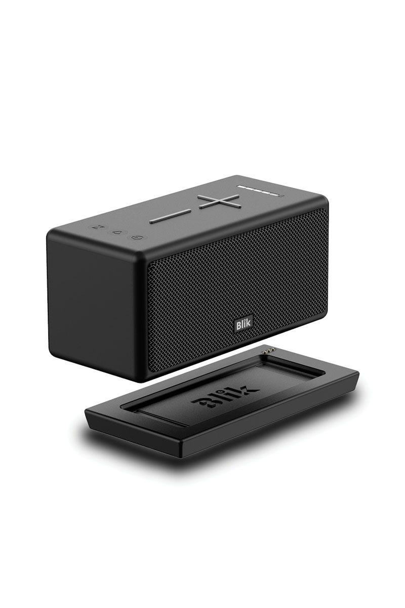 Parlante Bluetooth Portátil BLIK-CUBE Base Carga-1