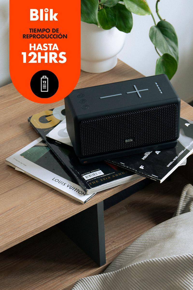 Parlante Bluetooth Portátil BLIK-CUBE Base Carga-2