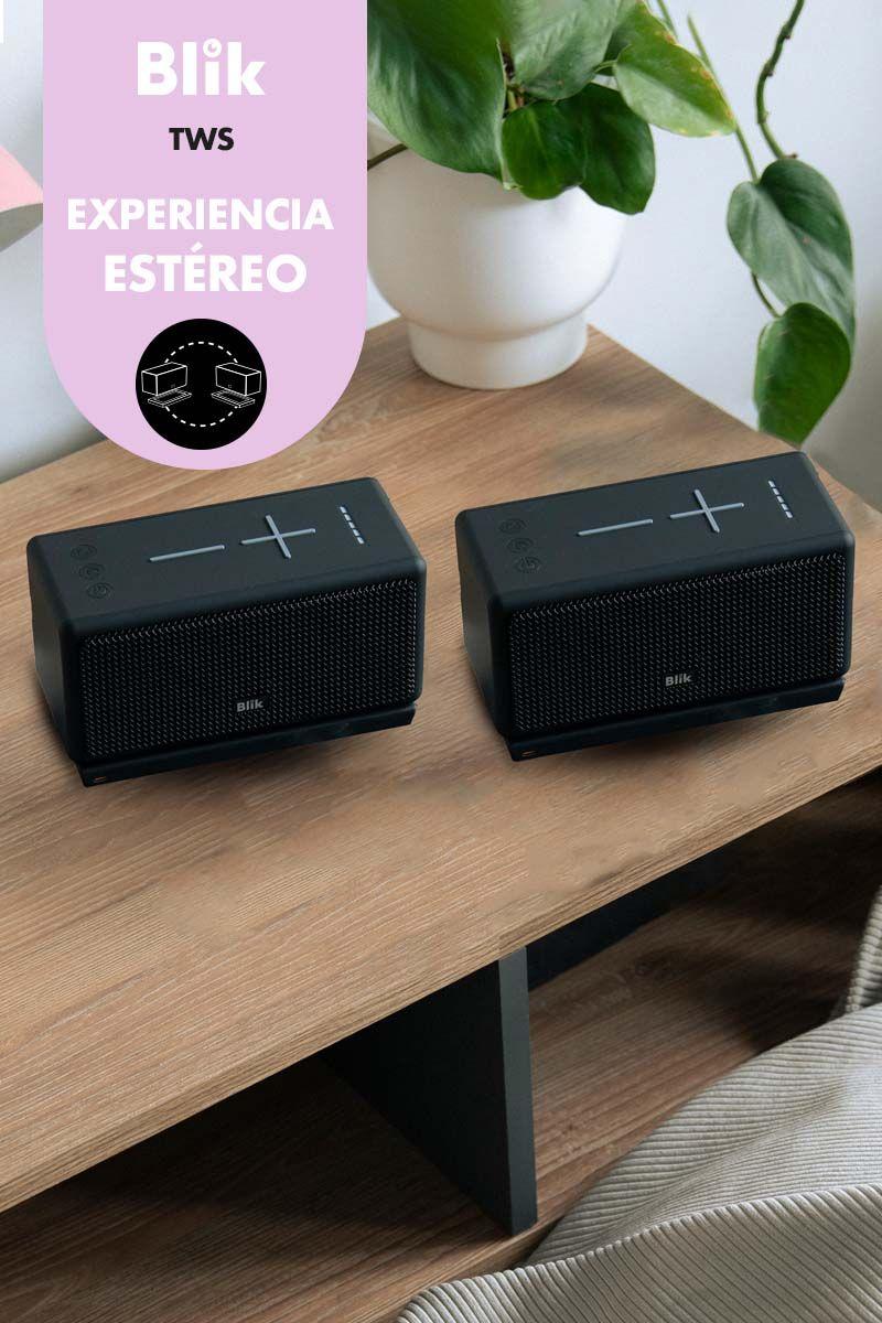 Parlante Bluetooth Portátil BLIK-CUBE Base Carga-5