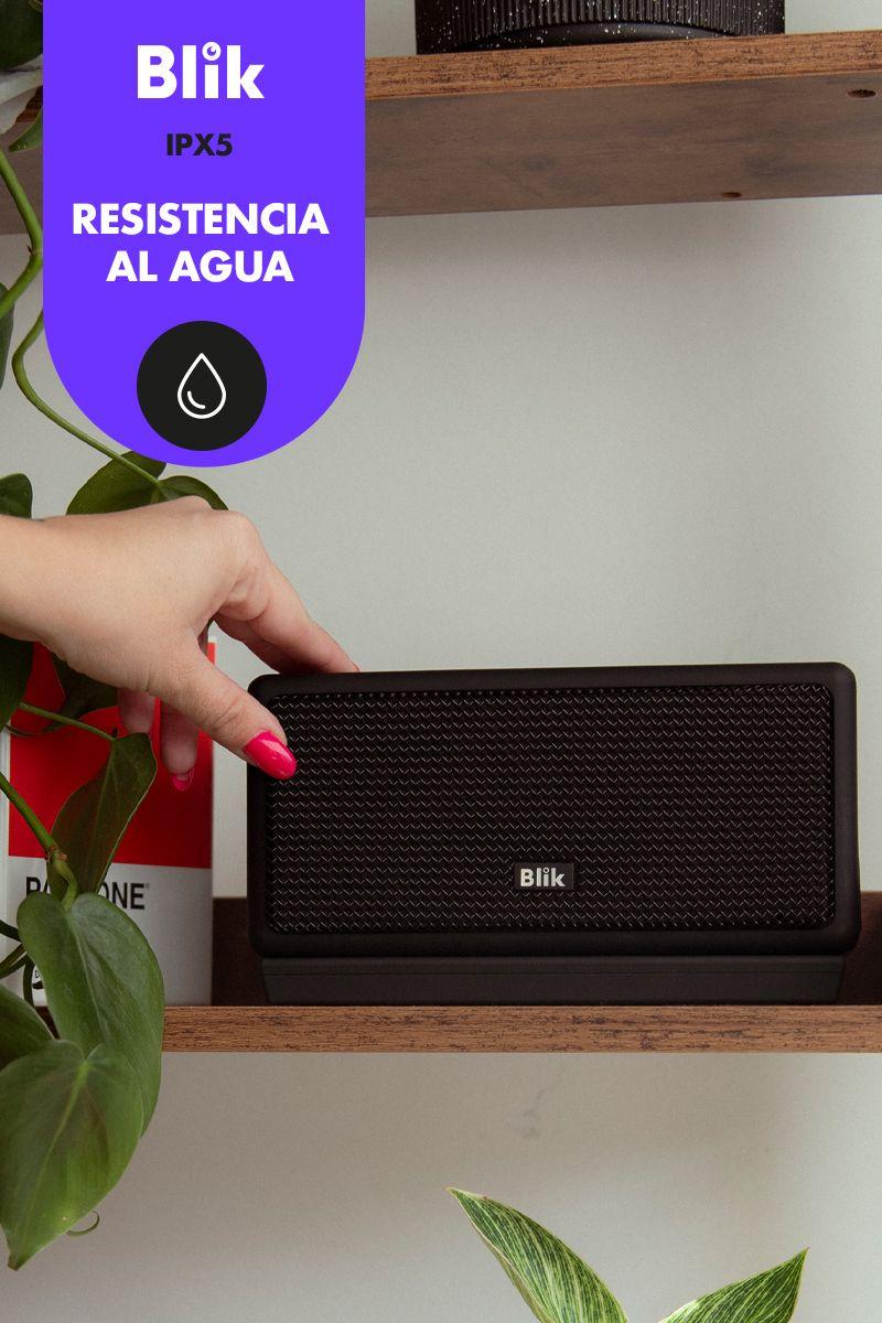 Parlante Bluetooth Portátil BLIK-CUBE Base Carga-6