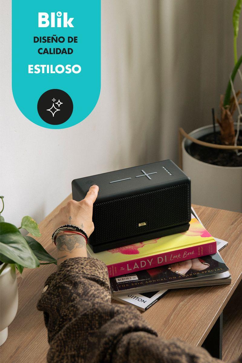 Parlante Bluetooth Portátil BLIK-CUBE Base Carga-8