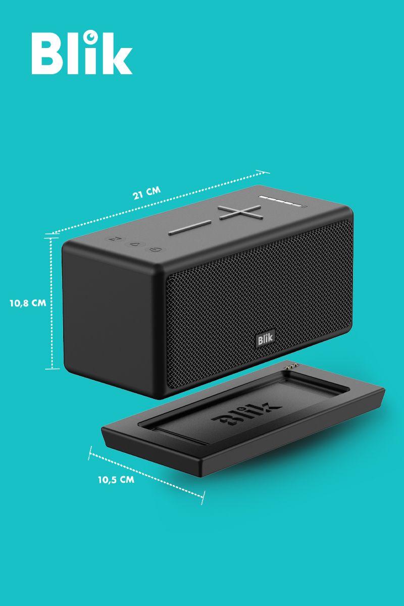 Parlante Bluetooth Portátil BLIK-CUBE Base Carga-9