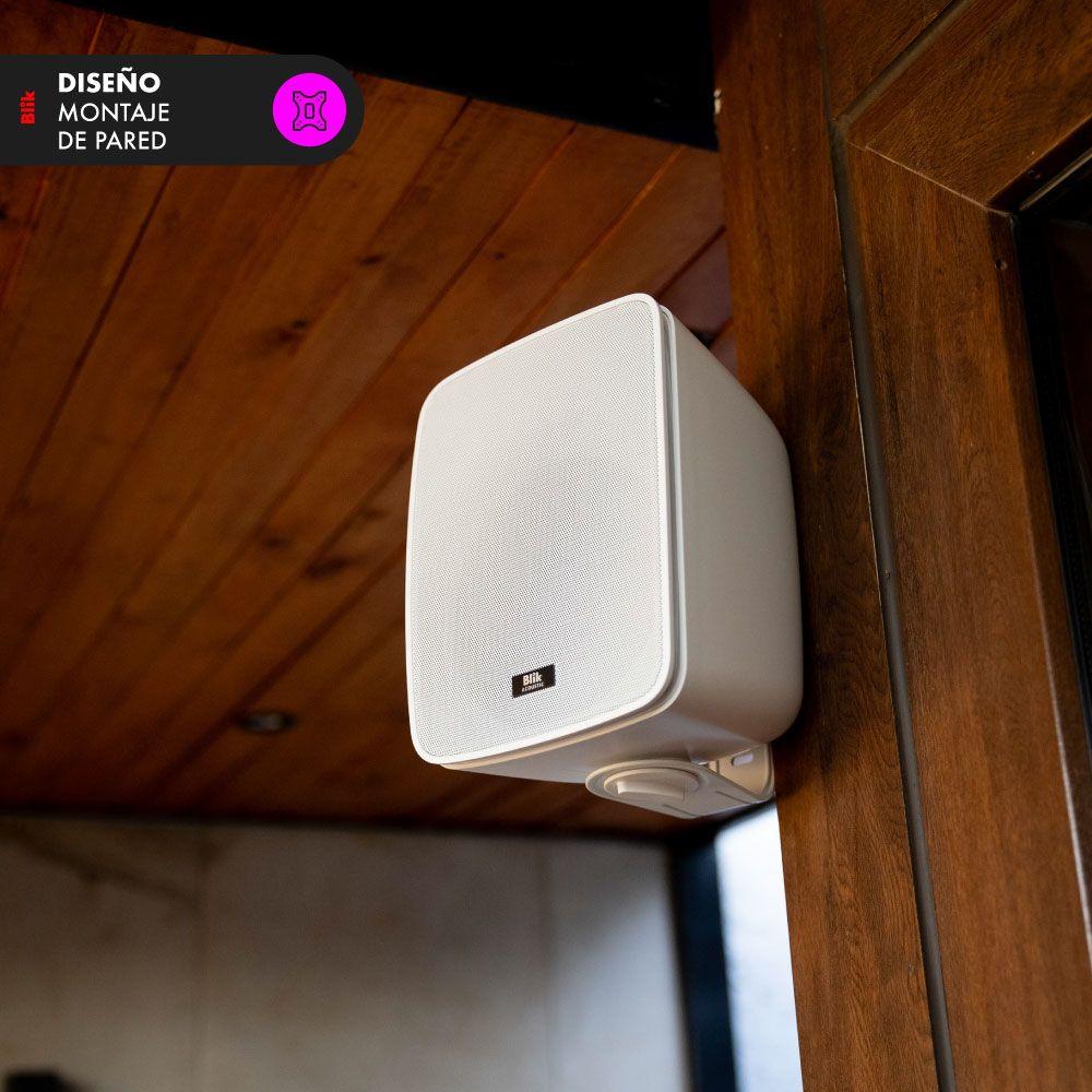 Parlantes Instalación Activos Bluetooth Blik Fidelity Blanco 60W-4