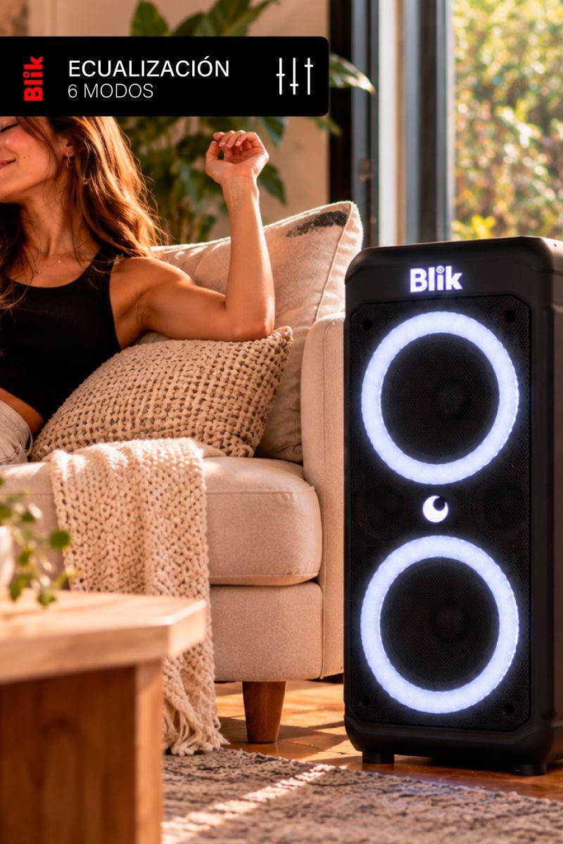 Parlante Karaoke Blik Revo Lite 8.000W PMPO Auracast-5