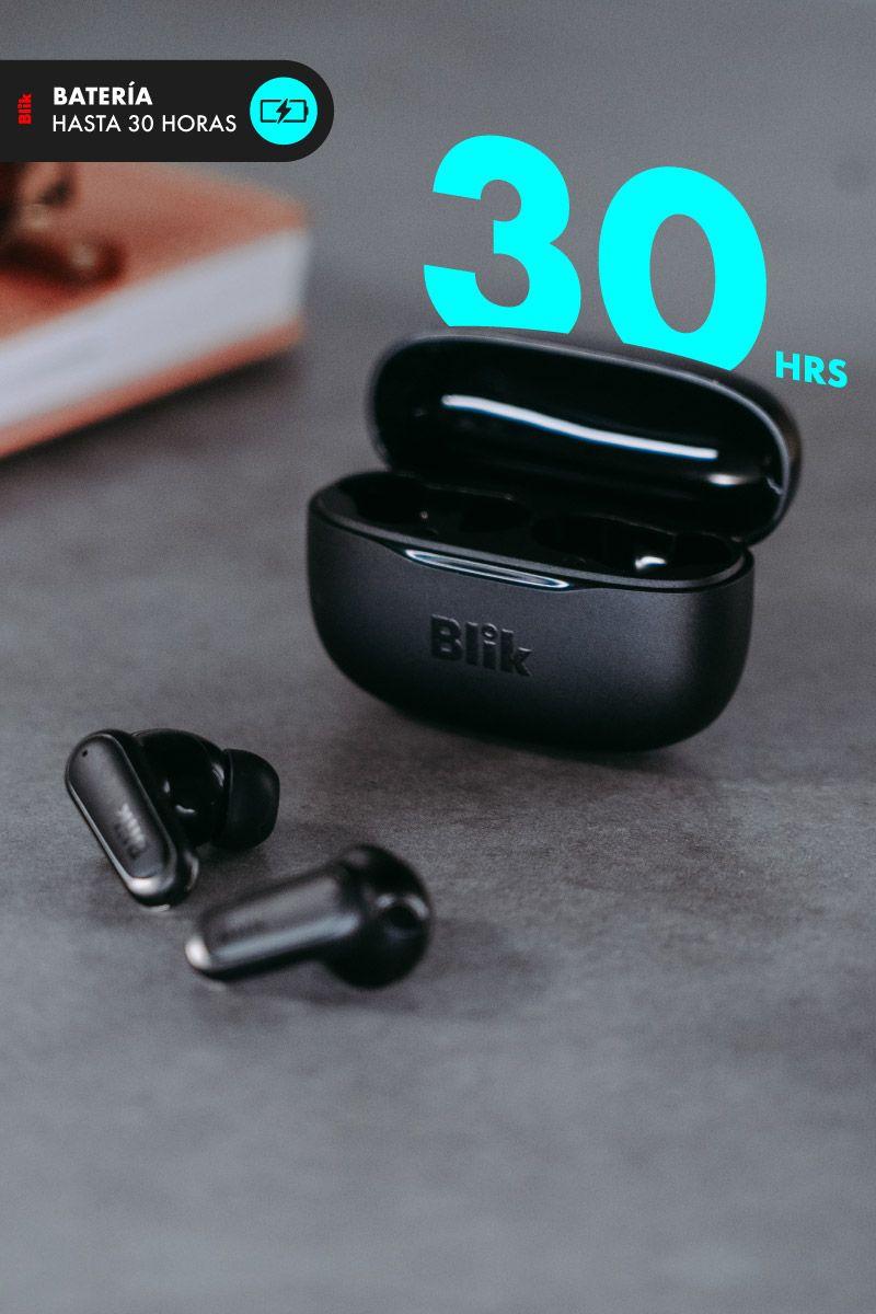 Audifonos Bluetooth Inalámbricos Blik Air500 Negros 30 hrs-4