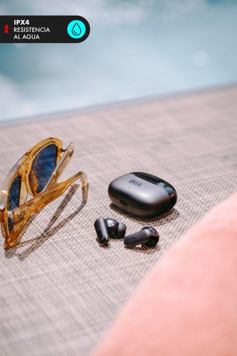 Audifonos Bluetooth Inalámbricos Blik Air500 Negros 30 hrs-5