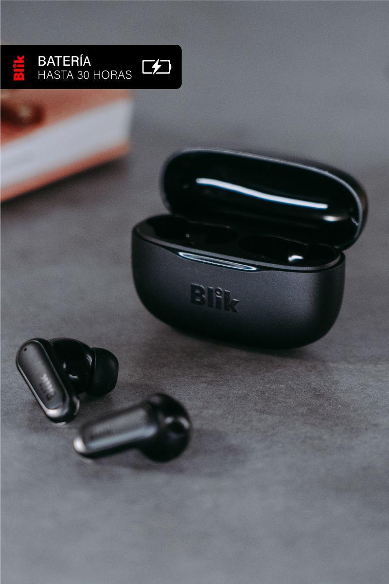 Audifonos Bluetooth Inalámbricos Blik Air500 Negros 30 hrs-4
