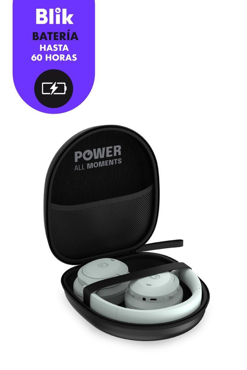 Audifonos Bluetooth Blik Soul900 Cancelación De Ruido Verde-7