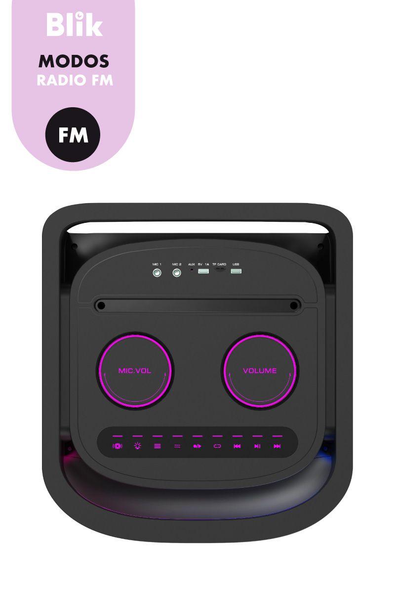 Parlante Bluetooth Karaoke Blik Towerbass-5