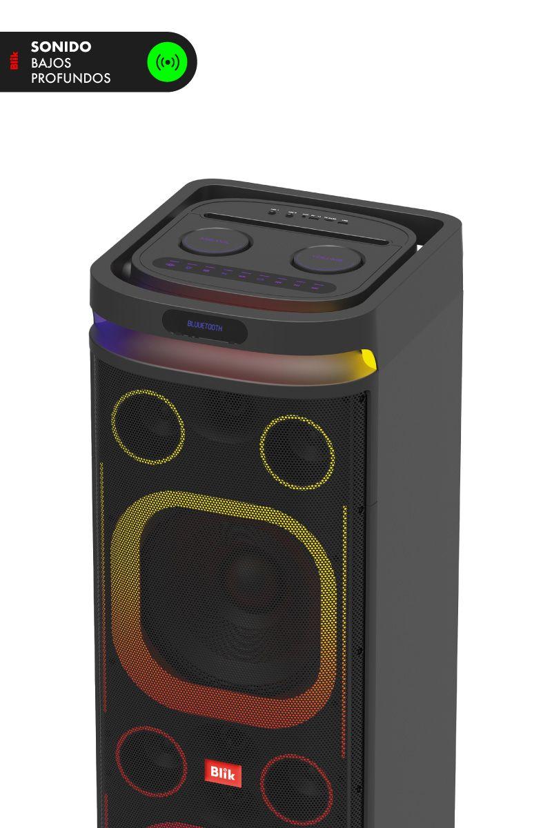 Parlante Bluetooth Karaoke Con Microfono Blik Towerbass-3