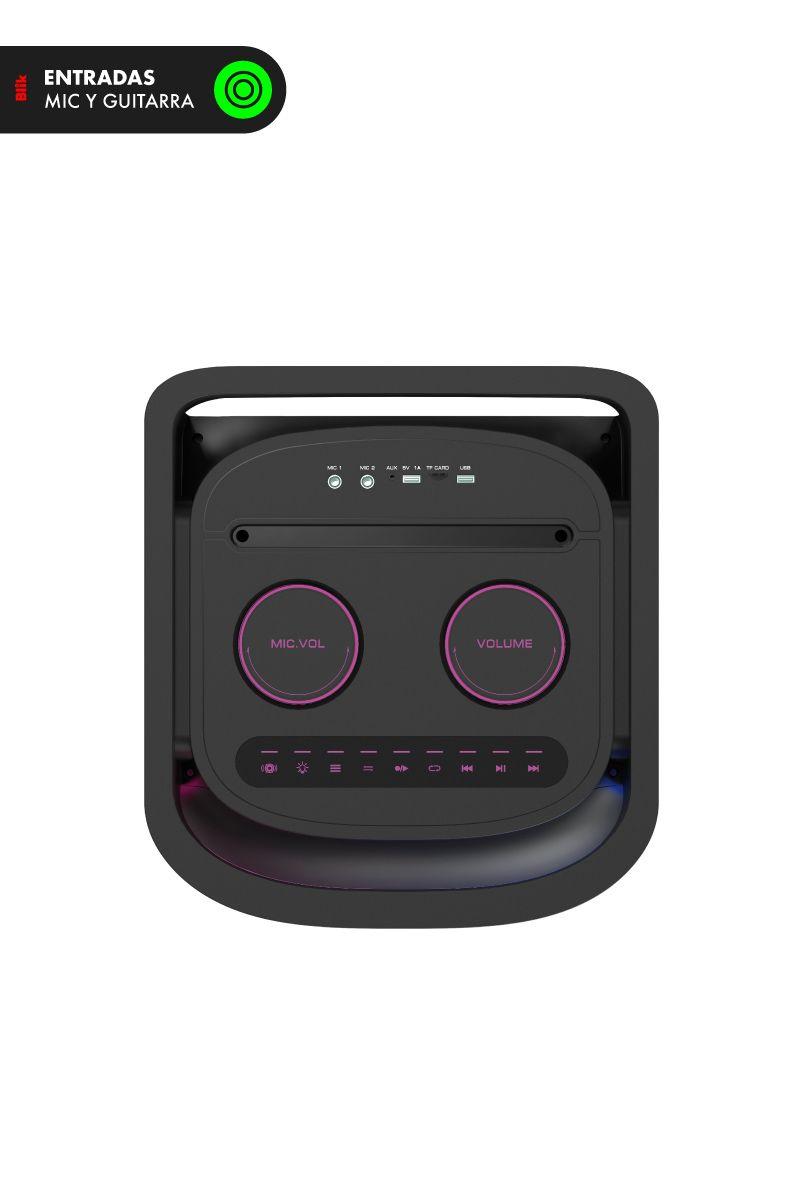 Parlante Bluetooth Karaoke Con Microfono Blik Towerbass-5