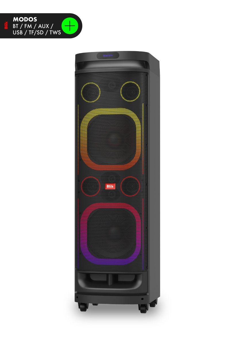 Parlante Bluetooth Karaoke Con Microfono Blik Towerbass-6