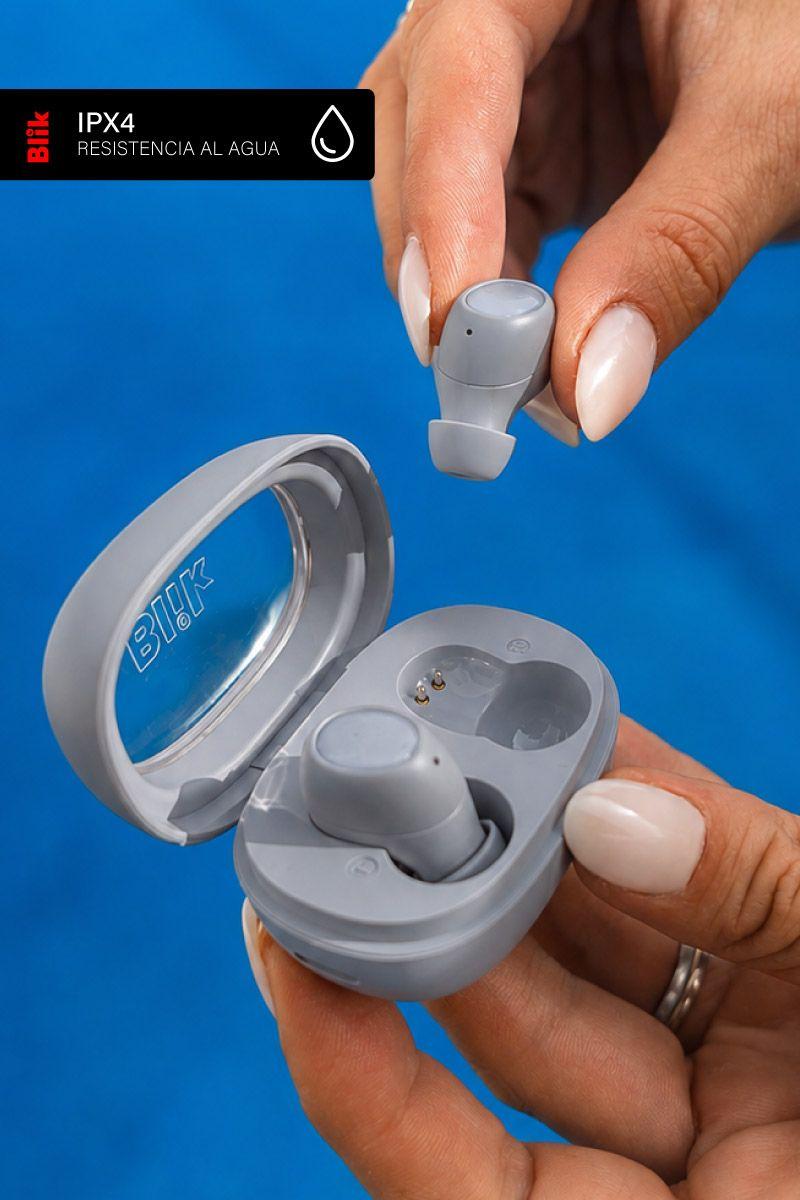 Audífonos Bluetooth Blik Buds80 30H IPX4 Gris-5