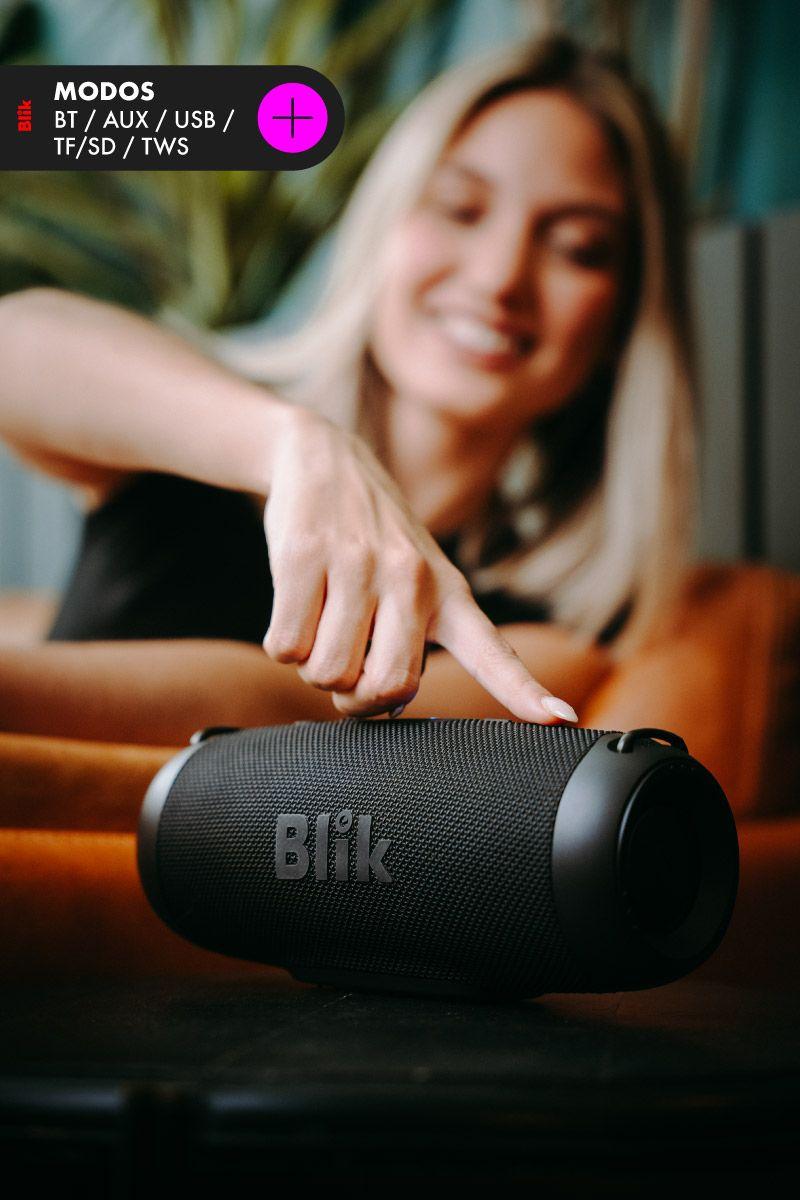 Parlante Bluetooth Portátil Blik Powerbass30 30W 34 Hrs-8