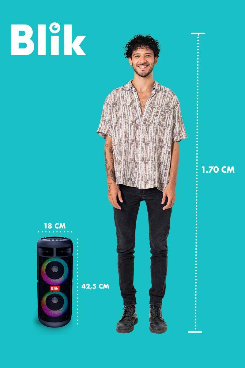 Parlante Karaoke Blik Upsound3 Bluetooth con Micrófono-5