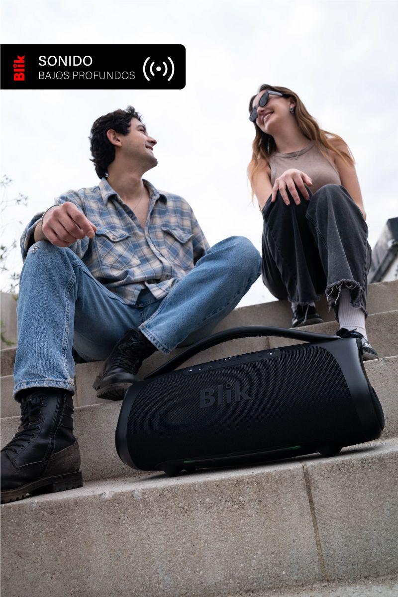Parlante Bluetooth Portátil Blik Bass400 160W IPX7 12 Hrs-4