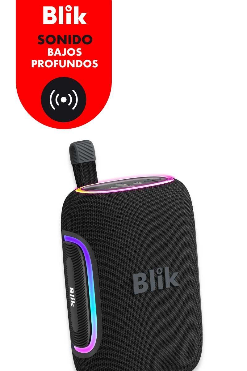Parlante Bluetooth Portátil Bass Blik Hype-U3 negro-2