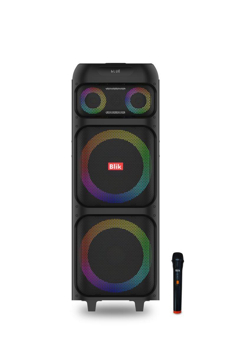 Parlante Bluetooth Karaoke Con Microfono Blik Lightup600-0