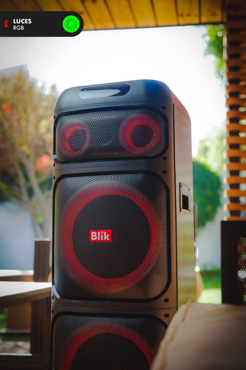 Parlante Bluetooth Karaoke Con Microfono Blik Lightup600-4