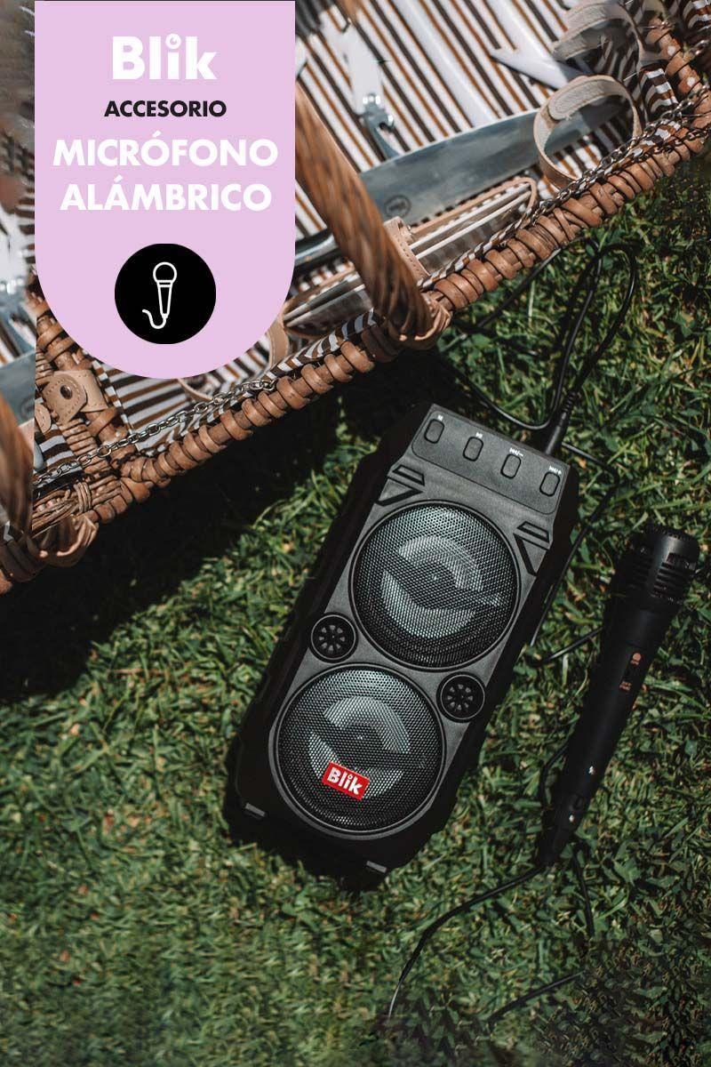 Parlante Karaoke Blik Screamer1 Bluetooth con Microfono-3