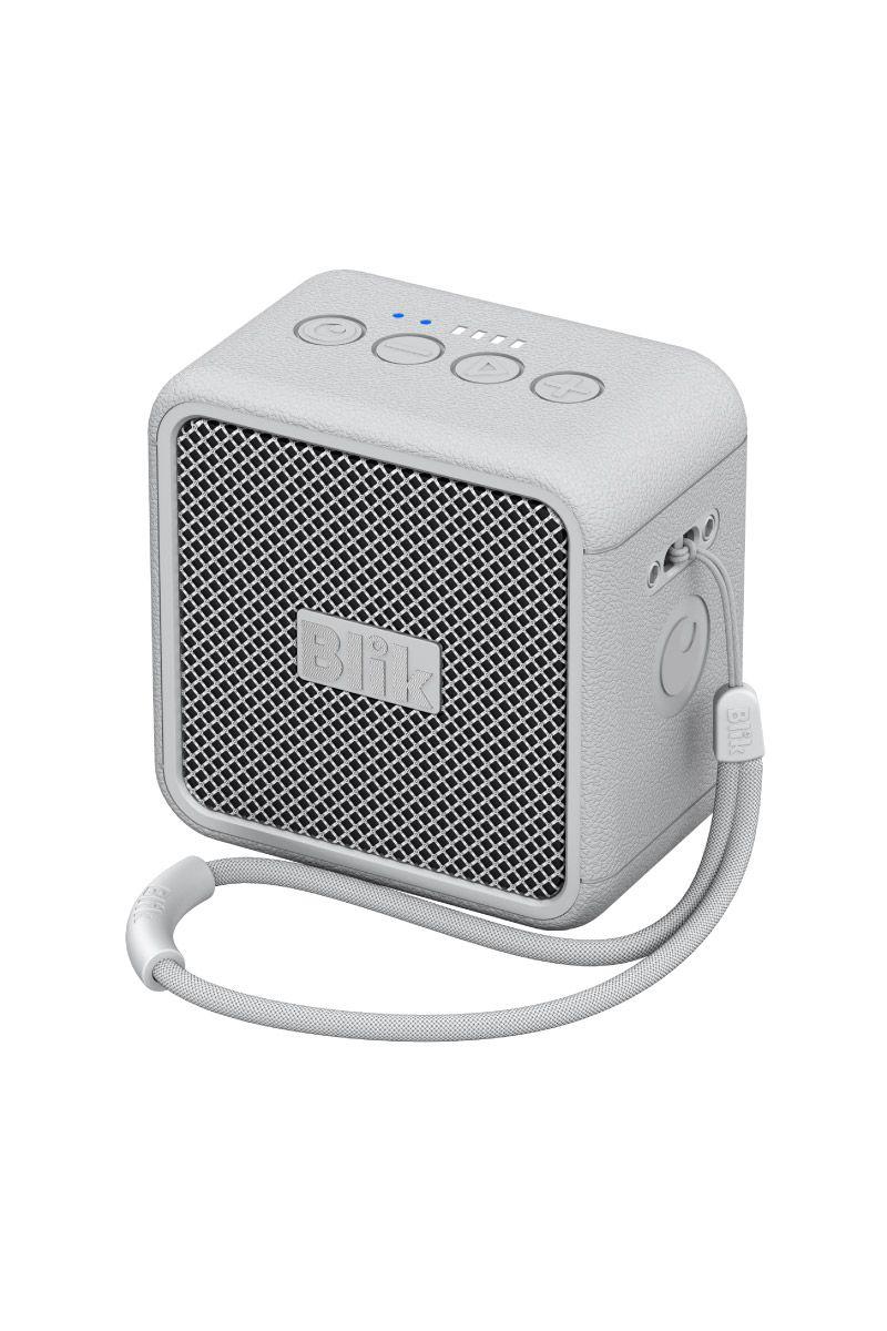 Parlante Bluetooth Blik BassGo 15W IPX6 19H TWS Gris-0