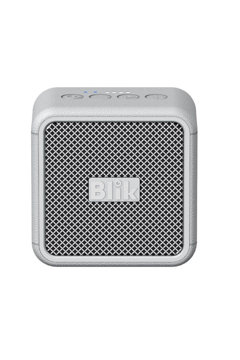 Parlante Bluetooth Blik BassGo 15W IPX6 19H TWS Gris-1