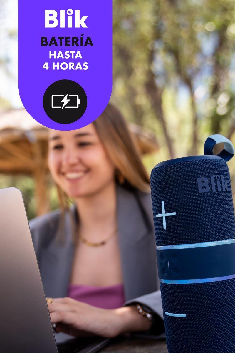 Parlante Bluetooth Portátil Blik Hype360 Azul-3