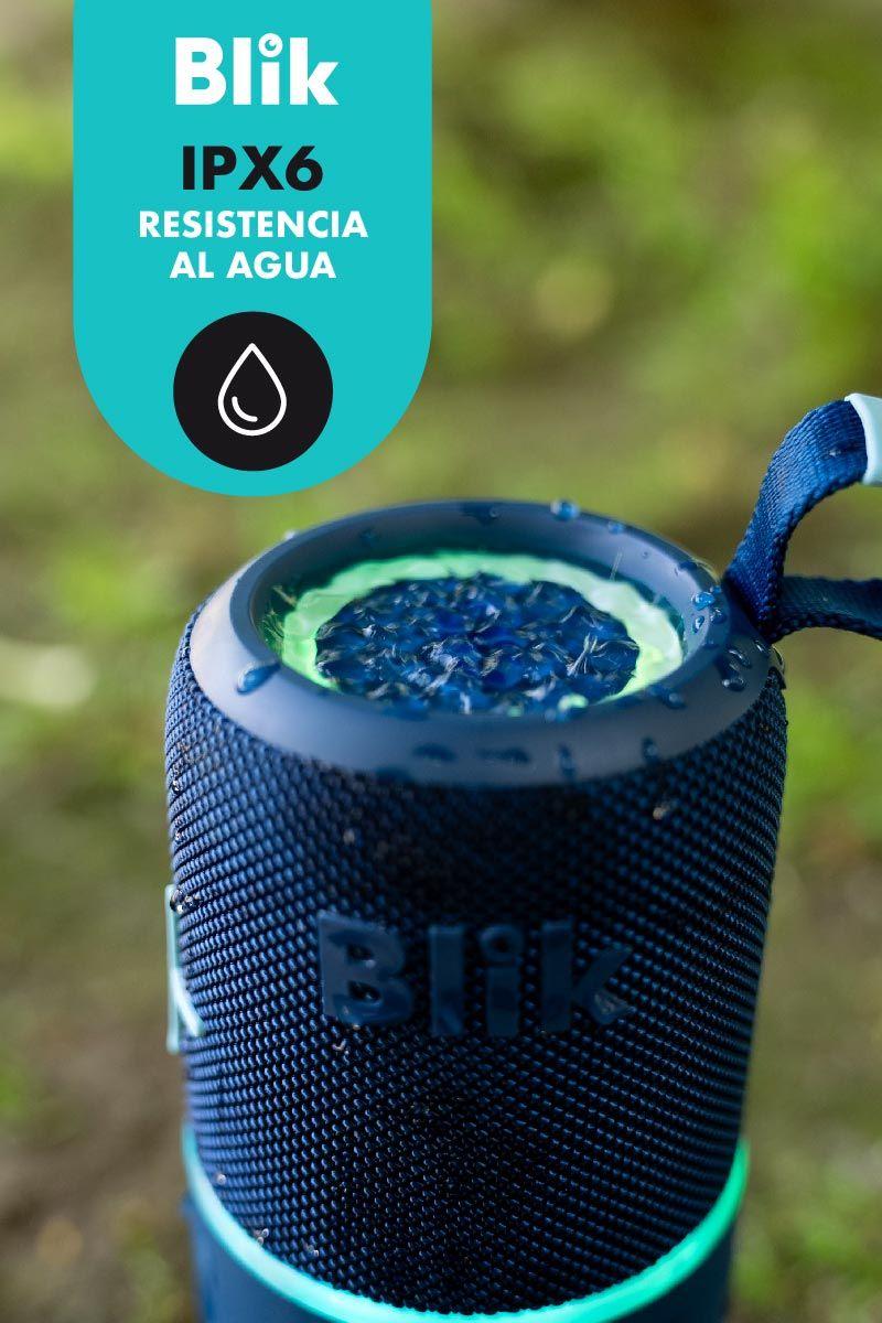 Parlante Bluetooth Portátil Blik Hype360 Azul-4