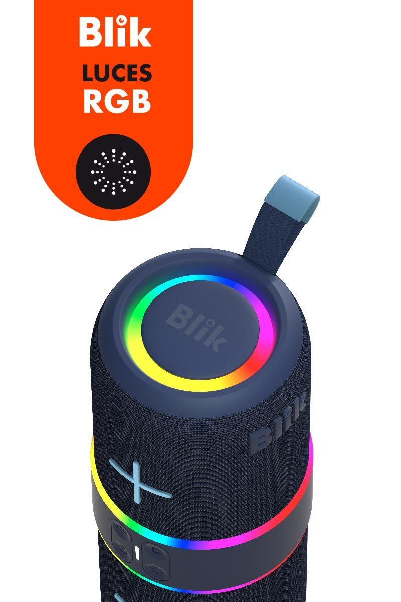 Parlante Bluetooth Portátil Blik Hype360 Azul-6