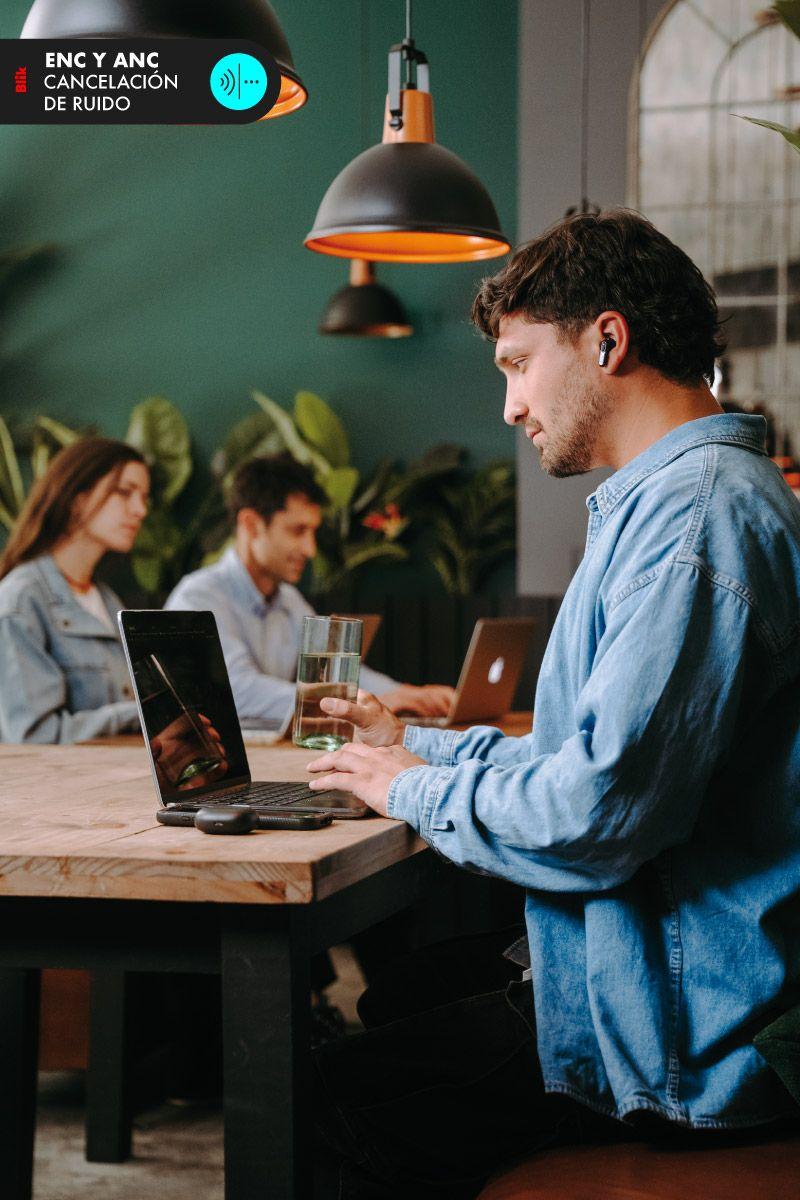 Audifonos Bluetooth Blik Air950 Cancelación de ruido 40 hrs-2