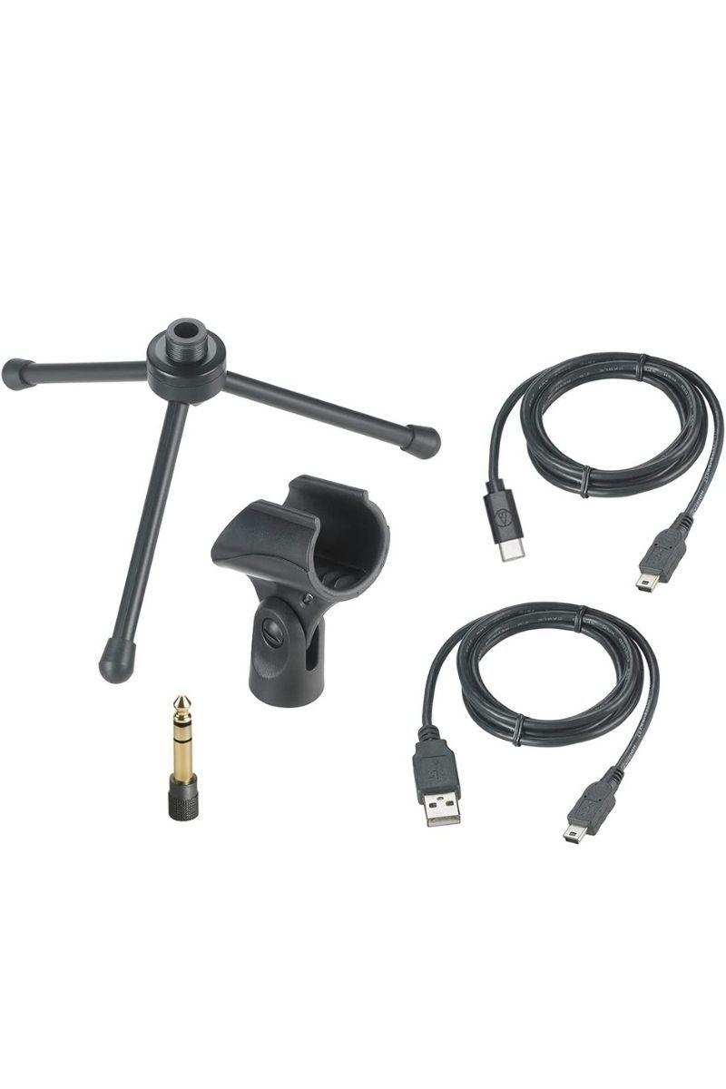 Pack Audio-Technica Micrófono AT2005USB  y Audífonos M20X-5