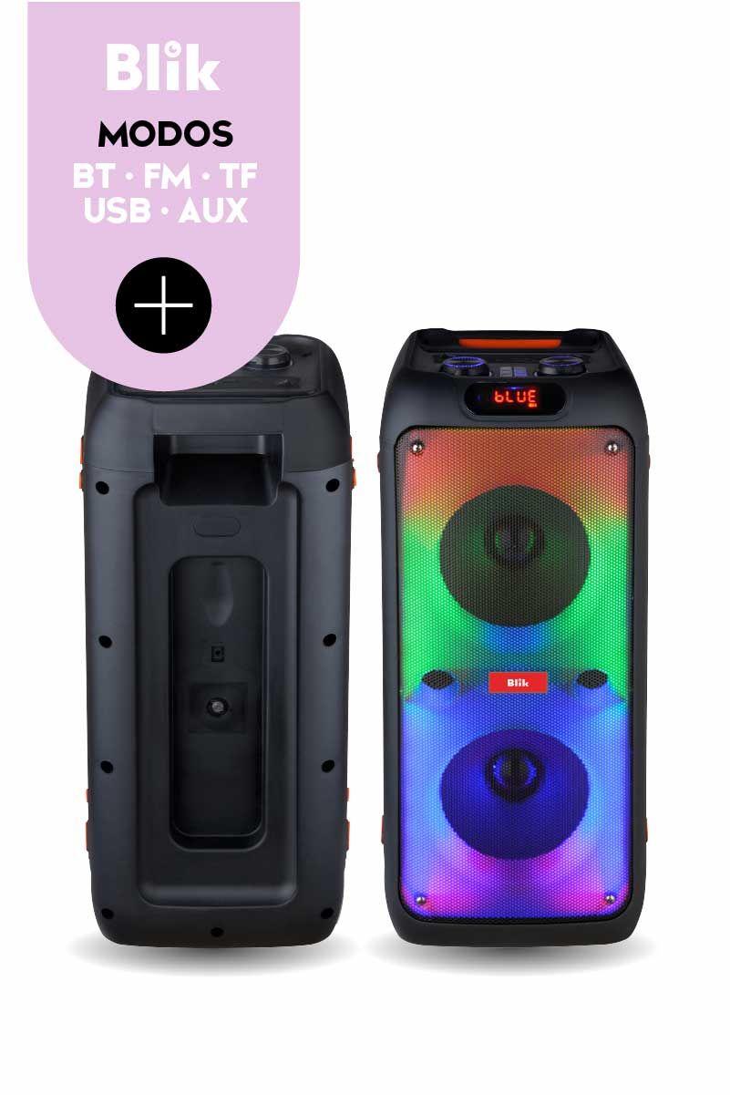 Parlante Bluetooth Karaoke Blik Wavelights-2