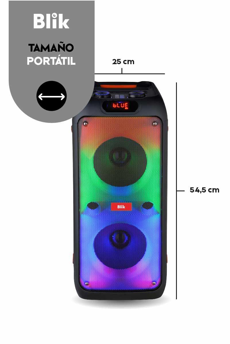 Parlante Bluetooth Karaoke Blik Wavelights-5