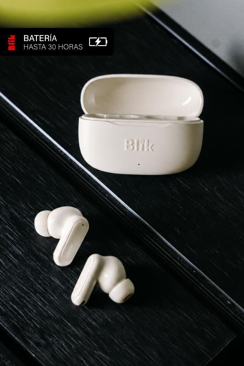 Audifonos Bluetooth Inalámbricos Blik Air500 Crema 30 hrs-4