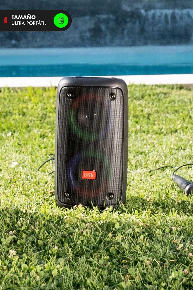 Parlante Bluetooth Karaoke Con Microfono Blik Voice3-5
