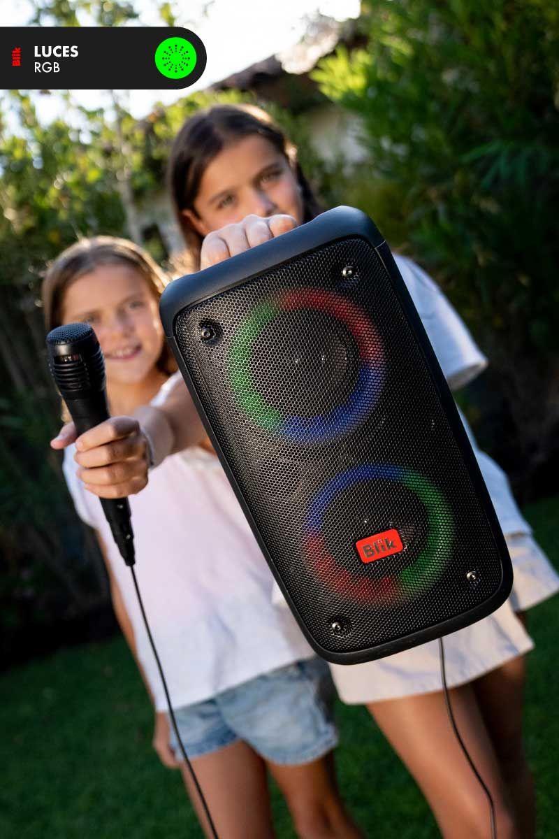 Parlante Bluetooth Karaoke Con Microfono Blik Voice3-6