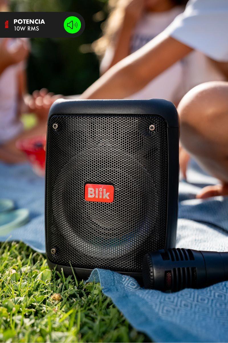 Parlante Bluetooth Karaoke Con Microfono Blik Voice-2