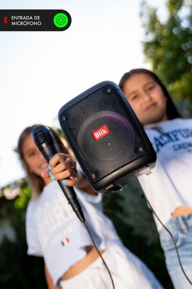 Parlante Bluetooth Karaoke Con Microfono Blik Voice-4