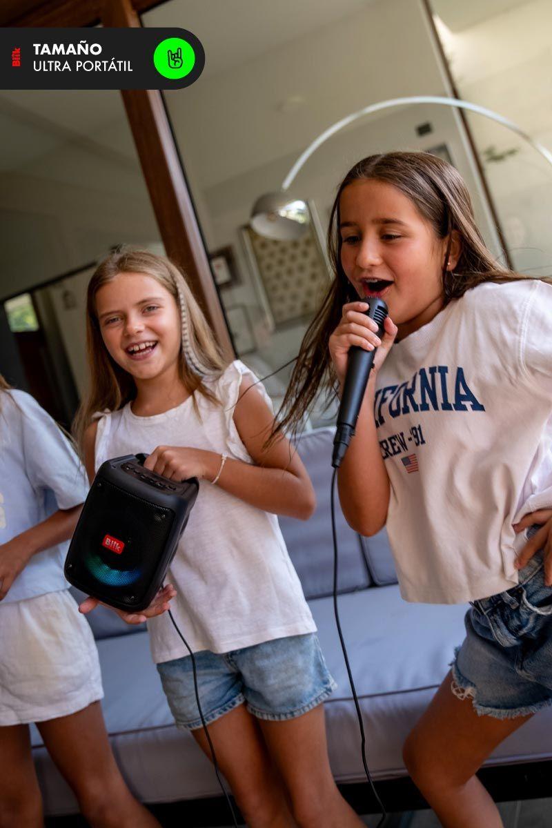 Parlante Bluetooth Karaoke Con Microfono Blik Voice-5
