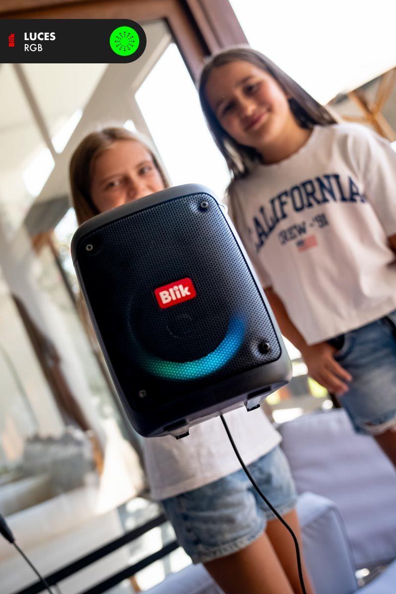 Parlante Bluetooth Karaoke Con Microfono Blik Voice-6