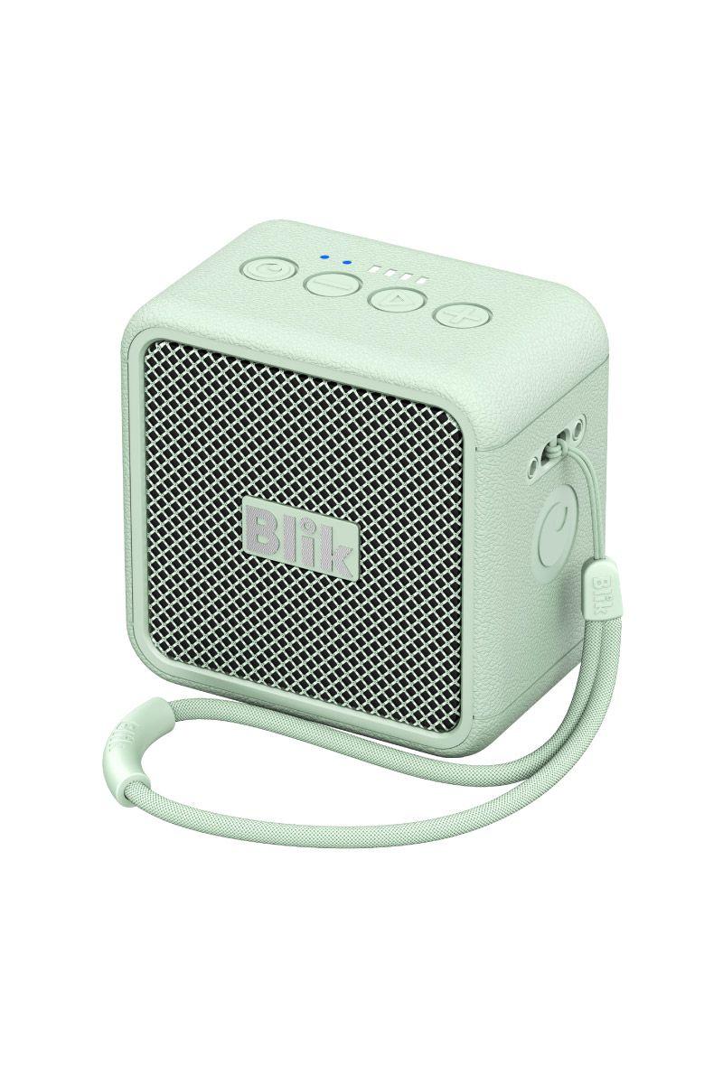 Parlante Bluetooth Blik BassGo 15W IPX6 19H TWS Verde-0