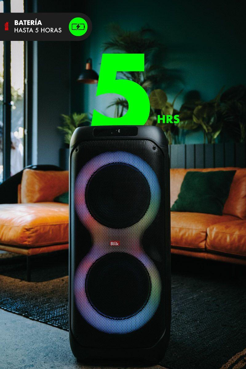 Parlante Bluetooth Karaoke Con Micrófono Blik Lightmax12-4