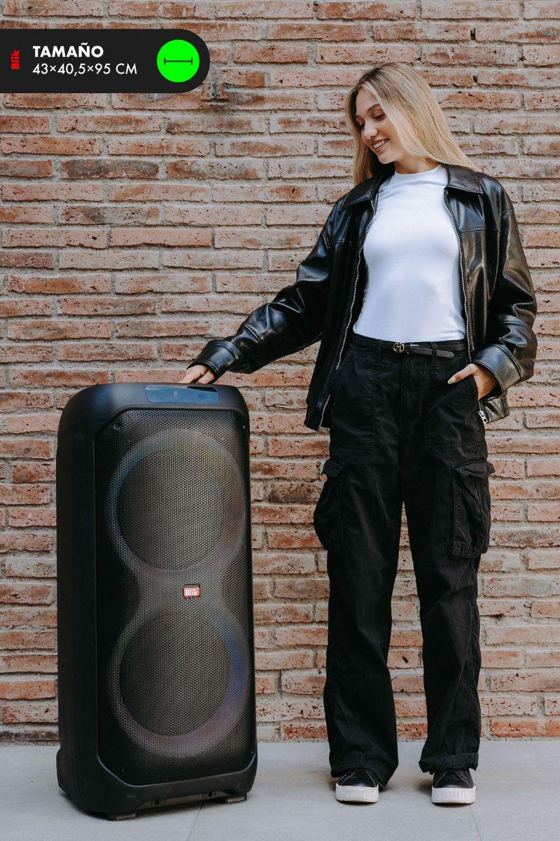 Parlante Bluetooth Karaoke Con Micrófono Blik Lightmax12-8