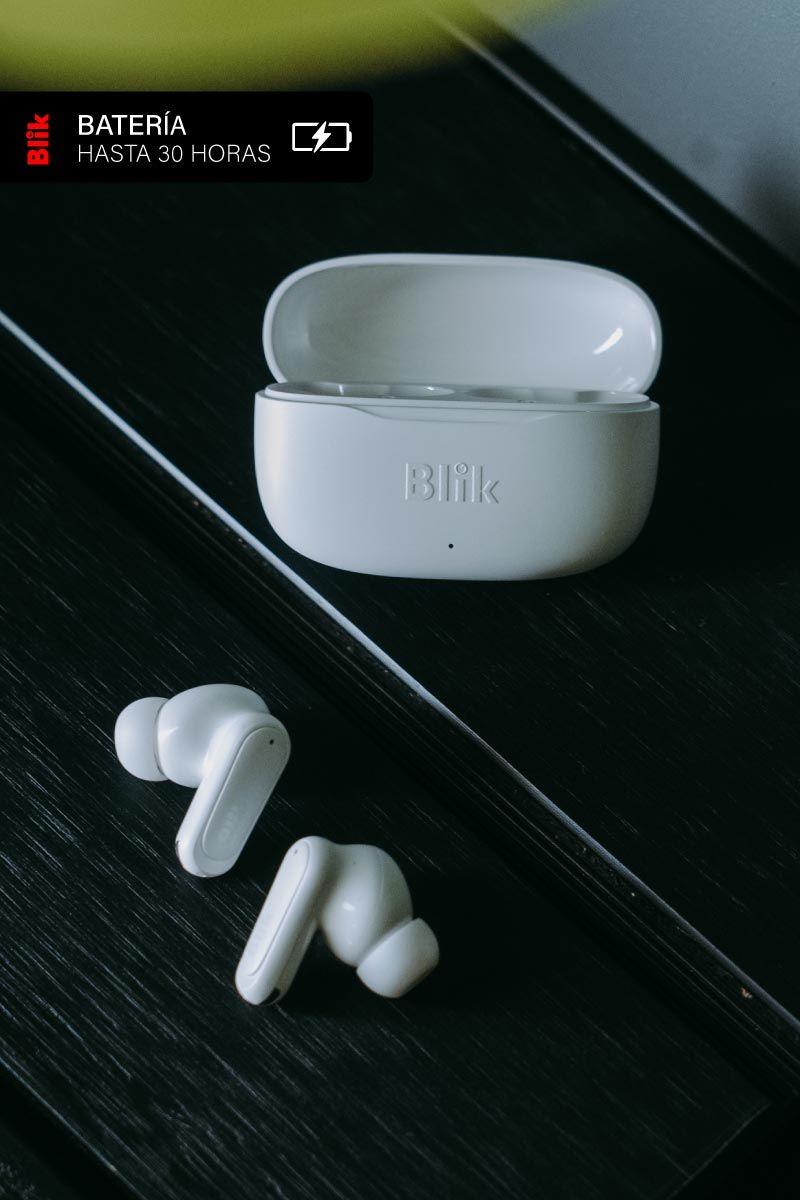 Audifonos Bluetooth Inalámbricos Blik Air500 blancos 30 hrs-4
