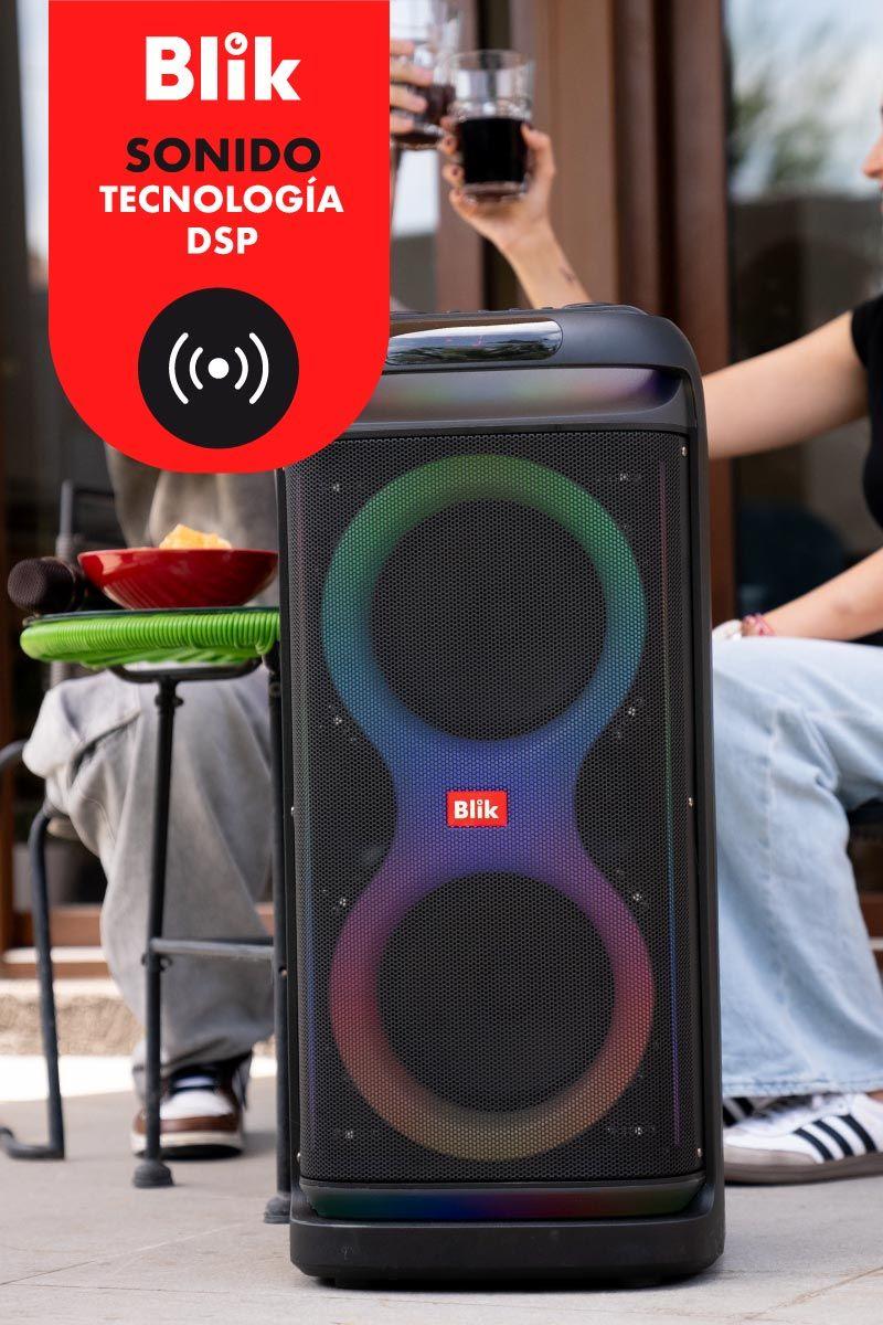 Parlante Bluetooth Karaoke Blik Lightmax6-3
