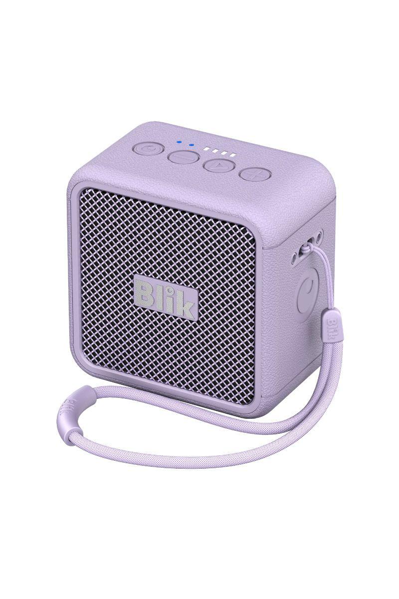 Parlante Bluetooth Blik BassGo 15W IPX6 19H TWS Lila-0