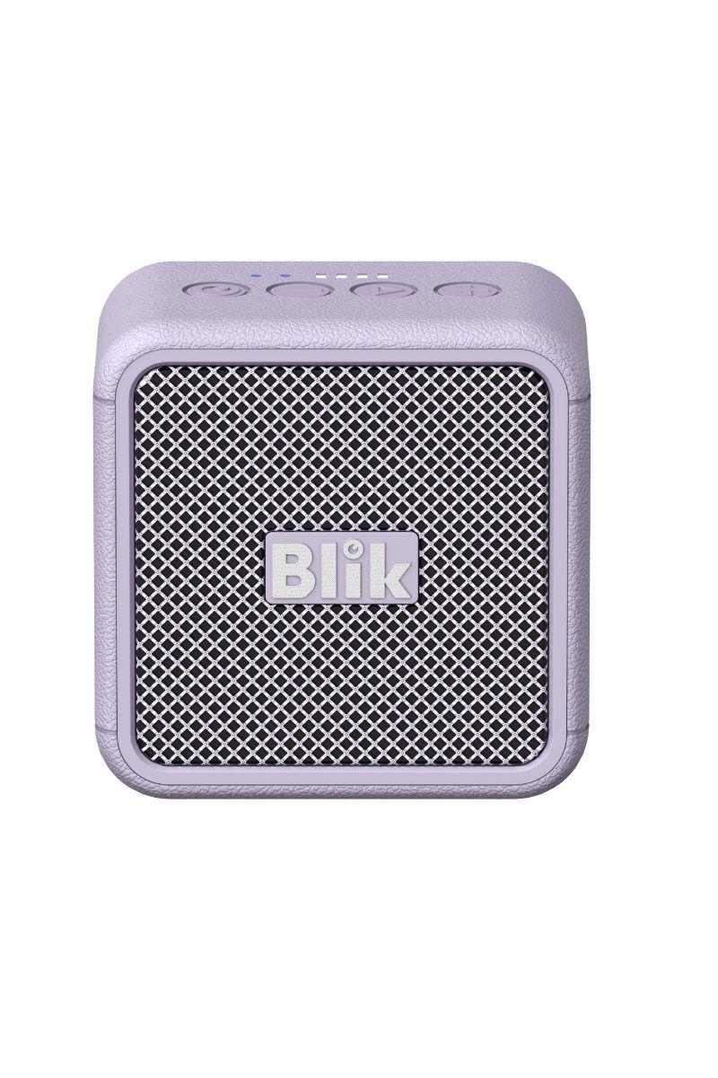 Parlante Bluetooth Blik BassGo 15W IPX6 19H TWS Lila-1