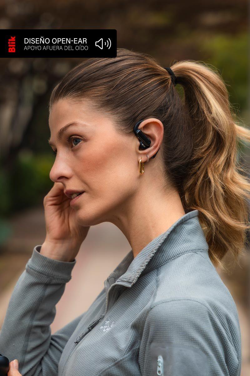 Audífonos Bluetooth Blik Motion Open-Ear 32H Negro-2