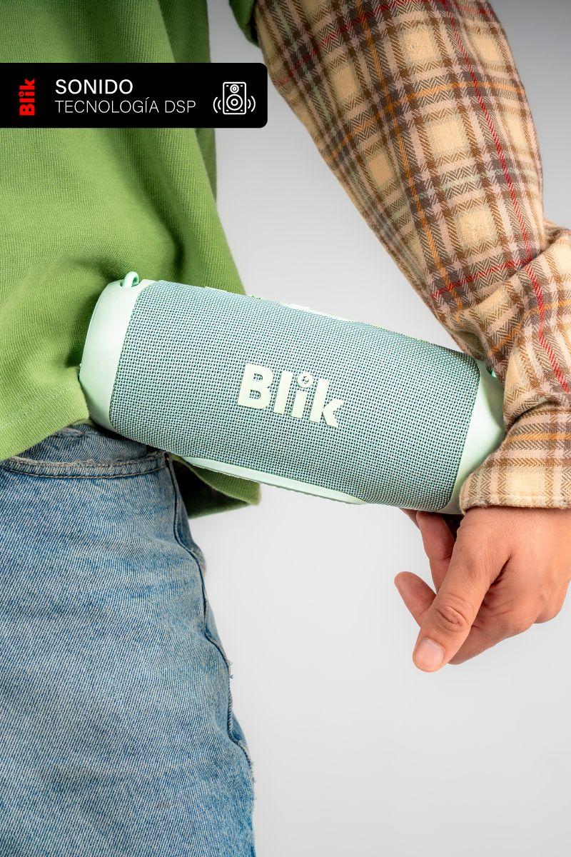 Parlante Bluetooth Portátil Blik Powerbass30 30W Verde-5