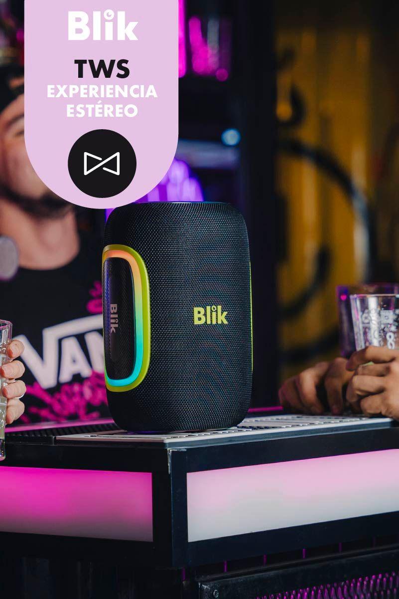 Parlante Bluetooth Portátil Blik Hypeu3 Verde 65W IPX6-4